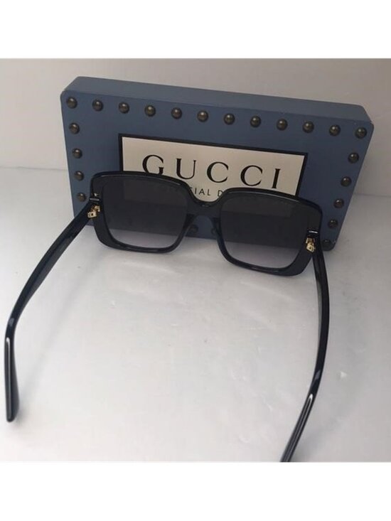 New - ?Authentic Gucci Grey Gradient Square Ladies Sunglasses GG0632S 001 56 . main image 11